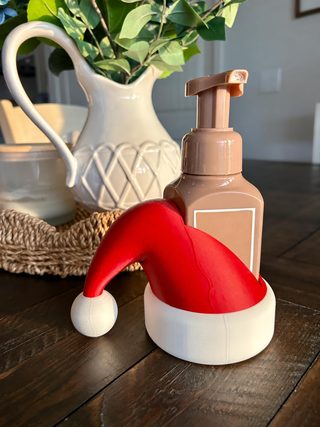 Santa Hat Soap Dispenser Sleeve