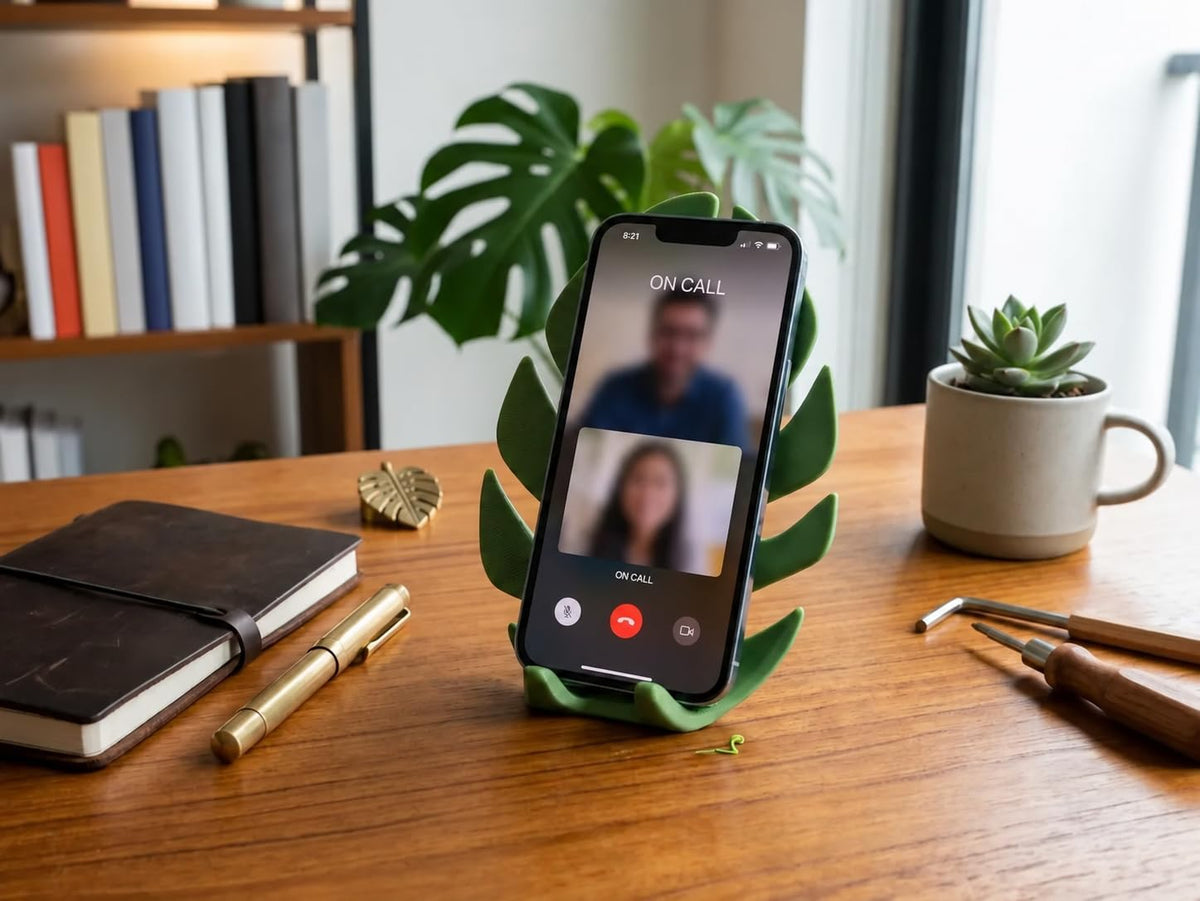 Monstera Leaf Phone Stand