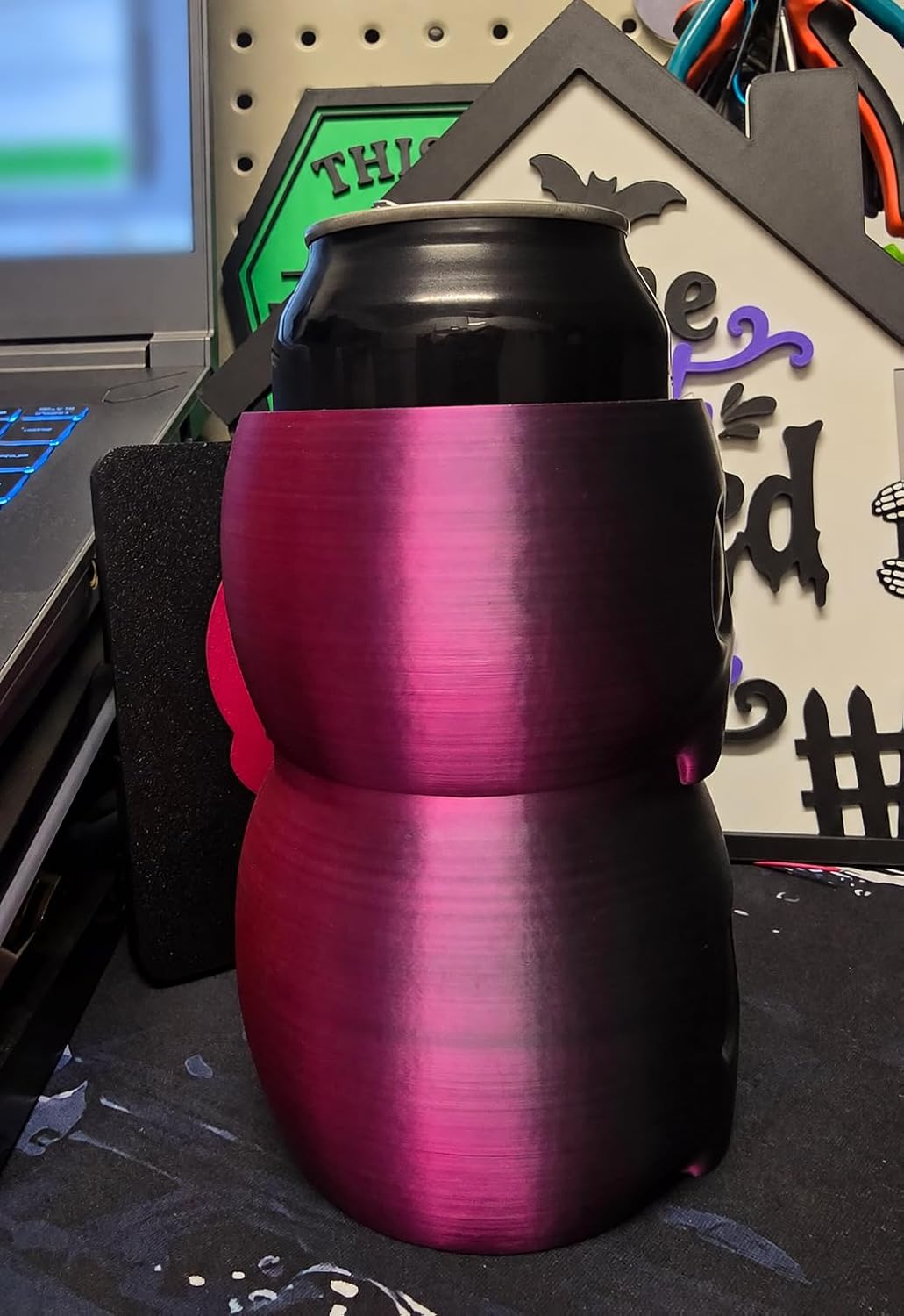 Stacked Skull Can Sleeve - 12 oz