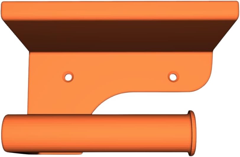 Wall-Mounted Toilet Paper Holder with Shelf