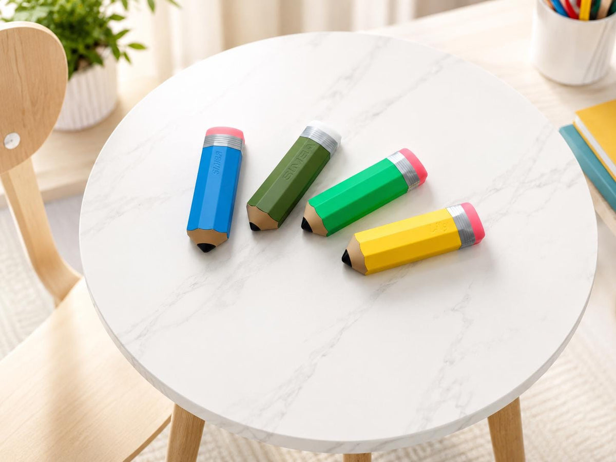 Personalized Pencil-Shaped Pencil Box - Custom Case