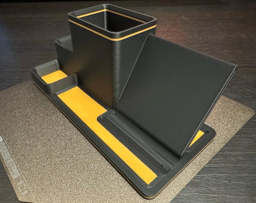 Modern Desk Organizer with Phone Stand
