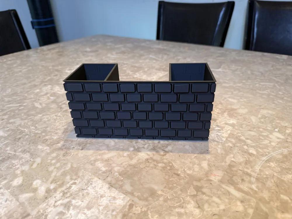 Brick Texture Remote Control Holder