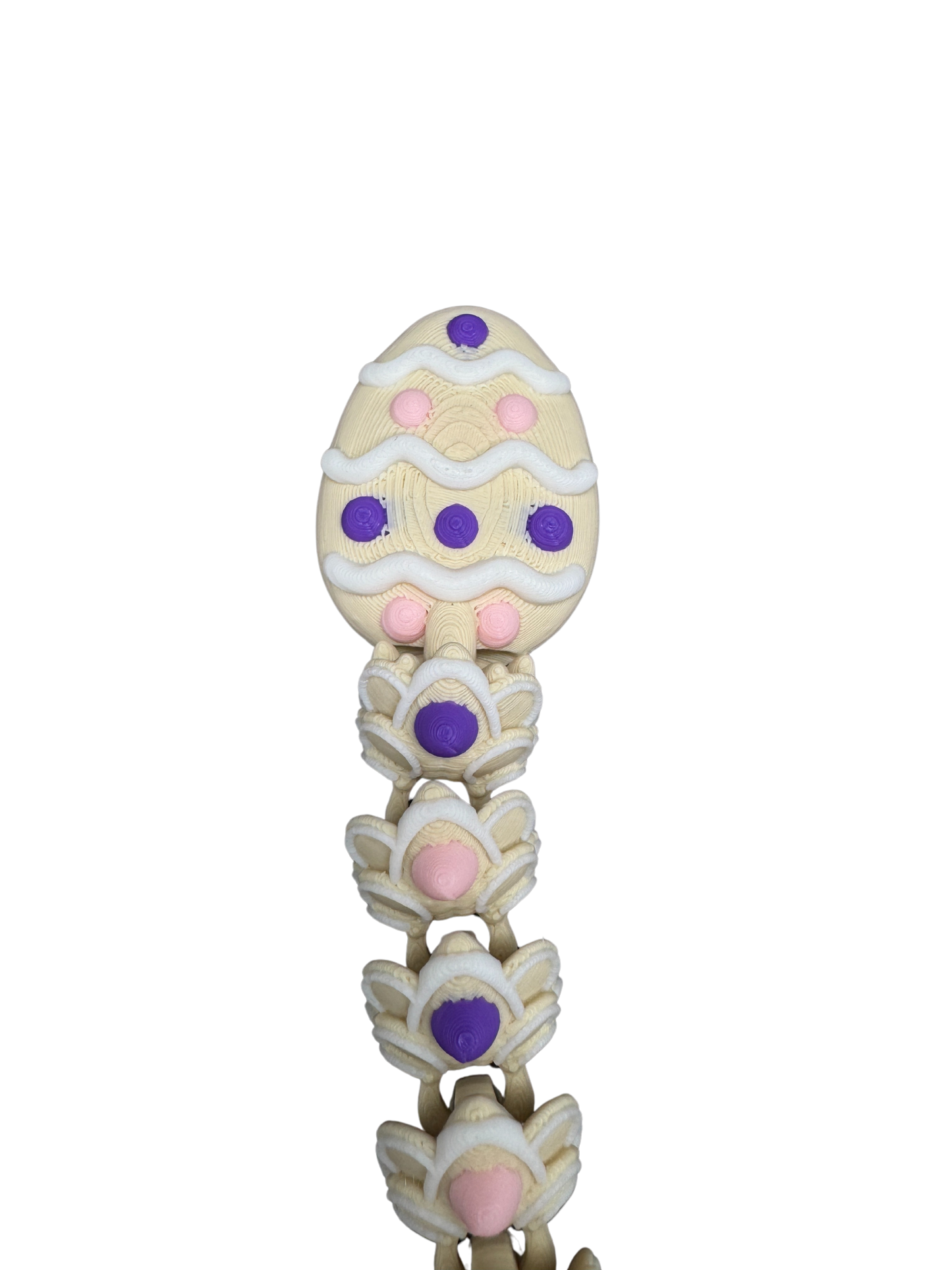 Purple/Pink Easter Cookie Dragon - Available in 16-Inch Baby & 26-Inch Adult Sizes