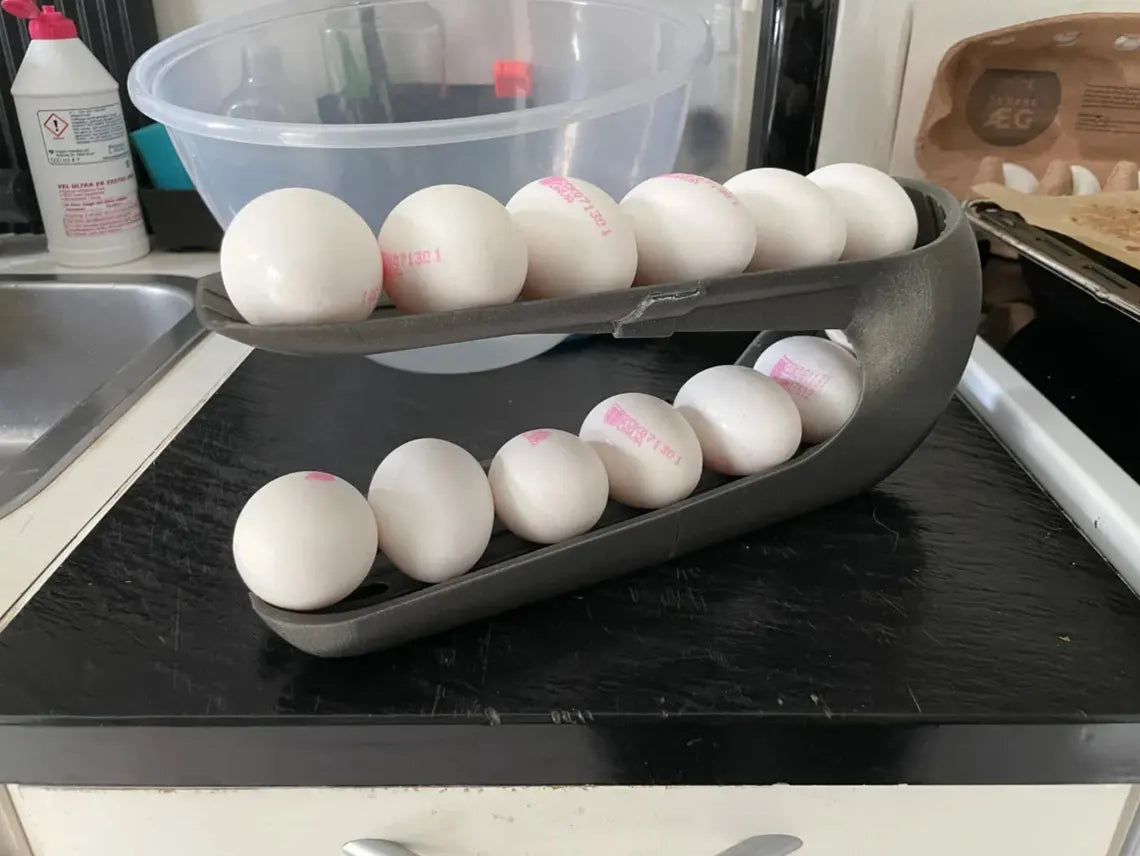 Rotary Egg Dispenser - 14-Egg Refrigerator Rack