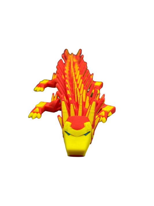 Iron Dragon - Available in 10-Inch Baby & 16-Inch Adult Sizes