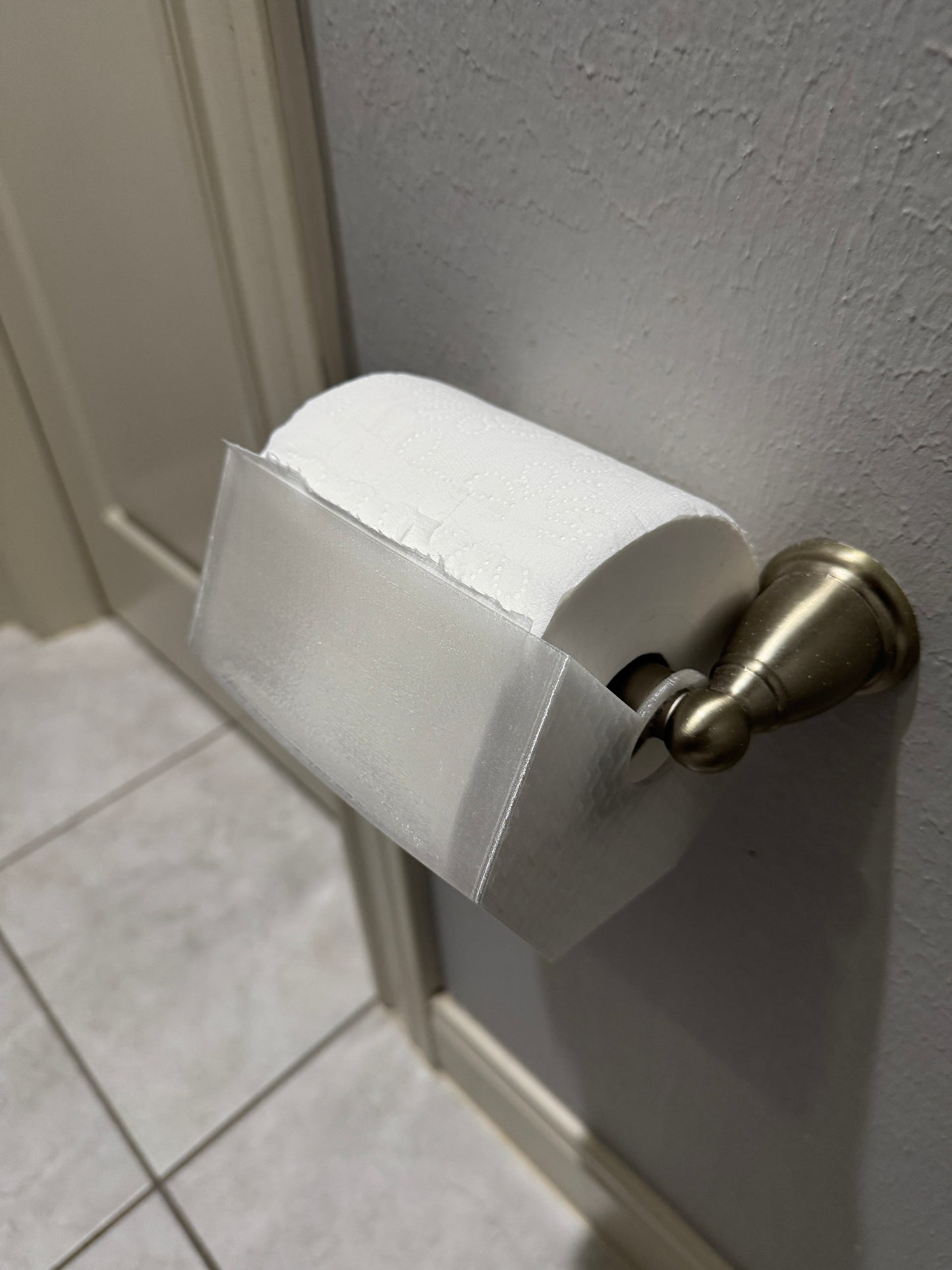 Angled Toilet Paper Guard | Pet Toddler Proof TP Saver