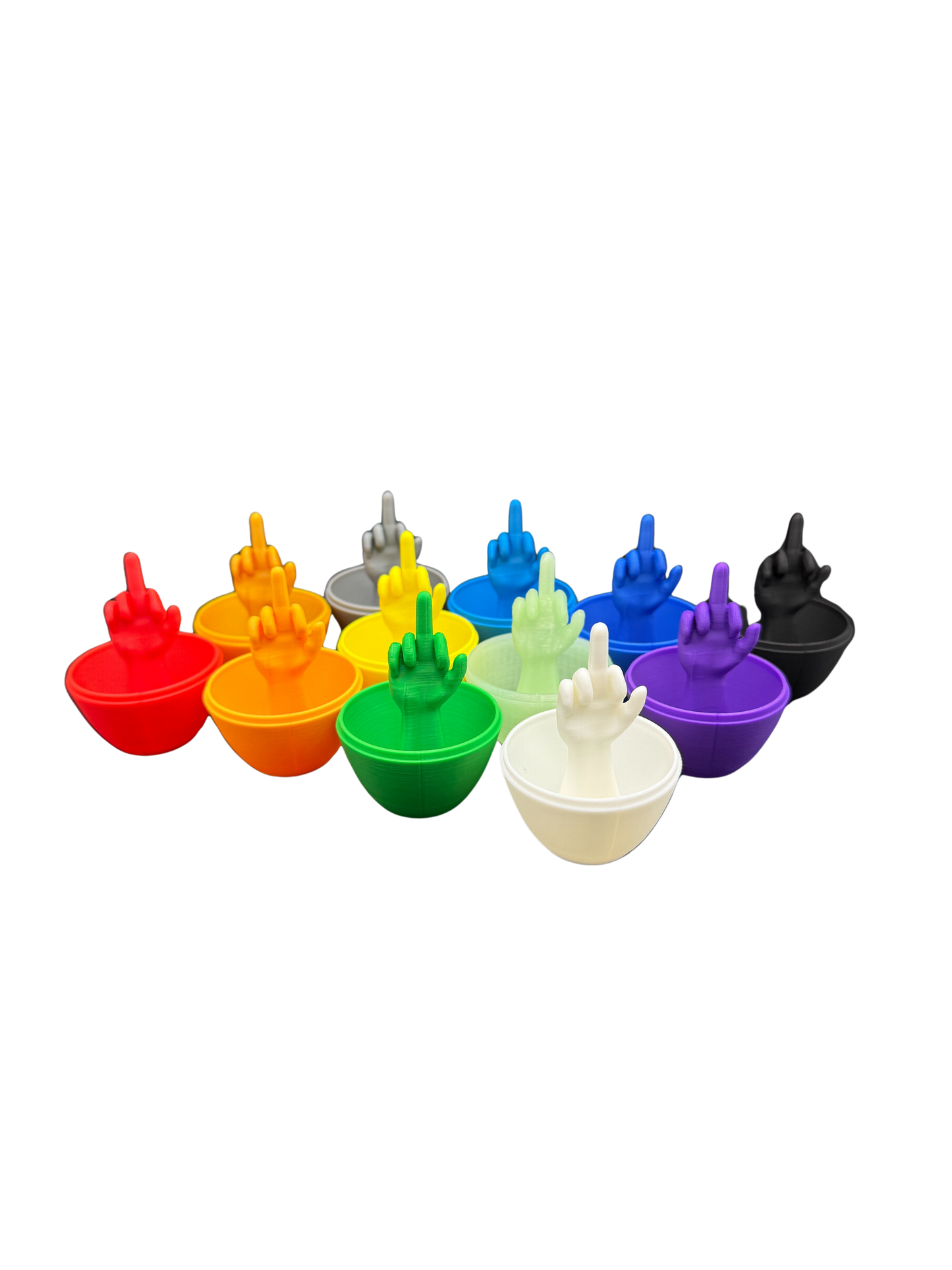 12 Pack of Middle Finger Easter Eggs - Easter Gag Gifts