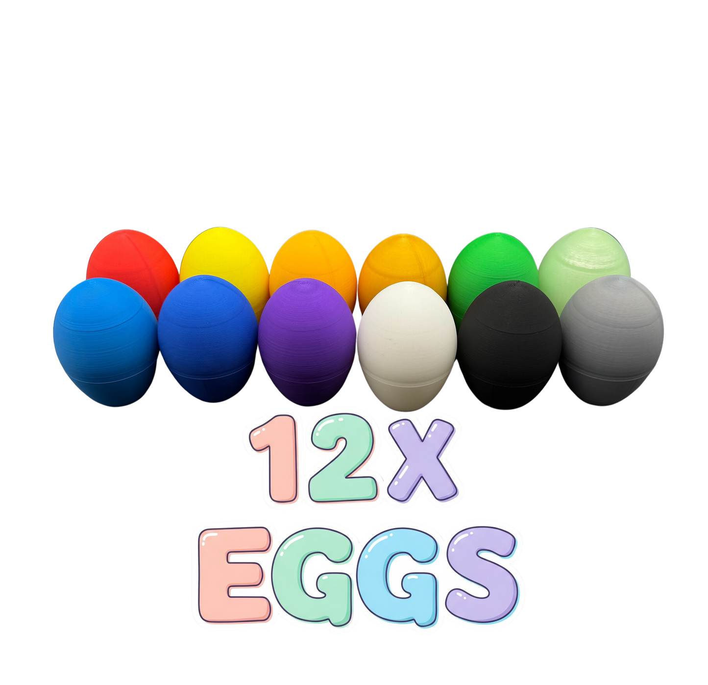12 Pack of Middle Finger Easter Eggs - Easter Gag Gifts