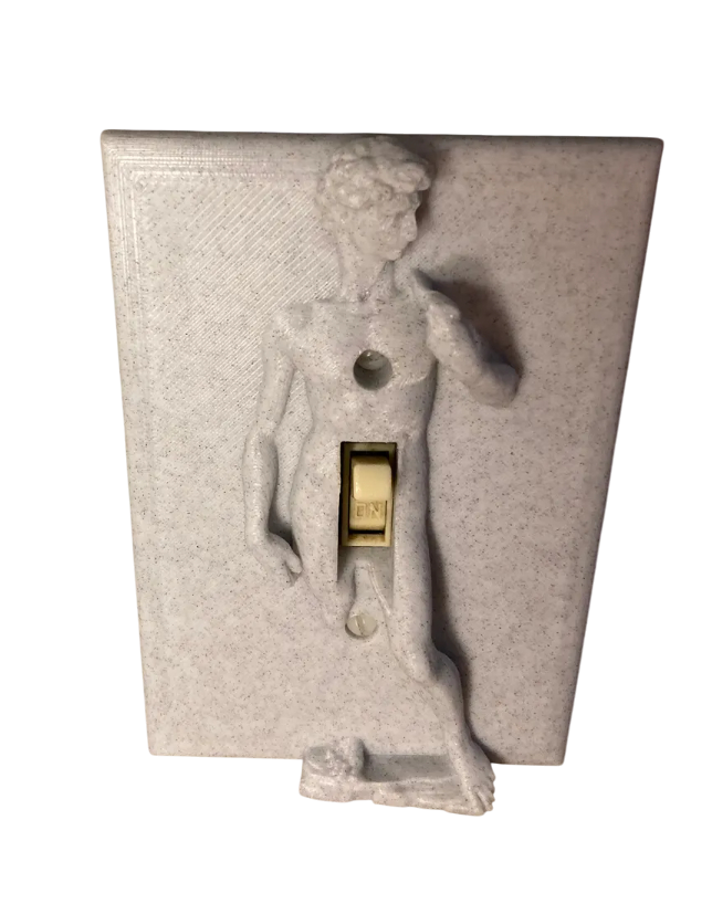 Michelangelo David Penis Light Switch Cover Plate
