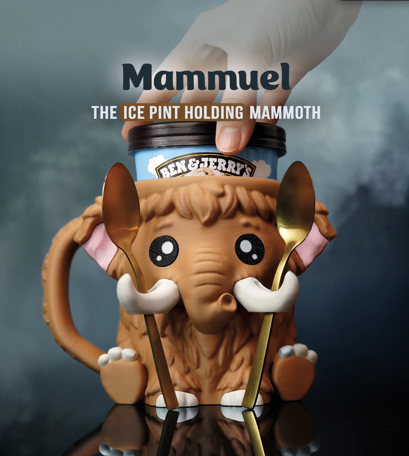 Elephant Ice Cream Pint Holder - The Perfect Gift for Ice Cream Lovers