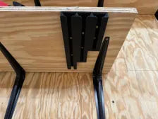 Construction Square Holder | Wall Rack for Three Carpenter Squares
