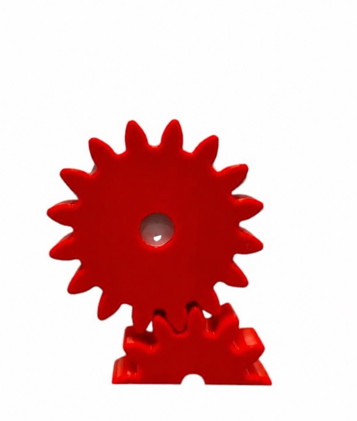 Gear Business Card Holder - Mechanical Desk Organizer
