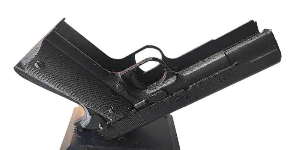M1911-Style Business Card Holder - Tactical Desk Stand