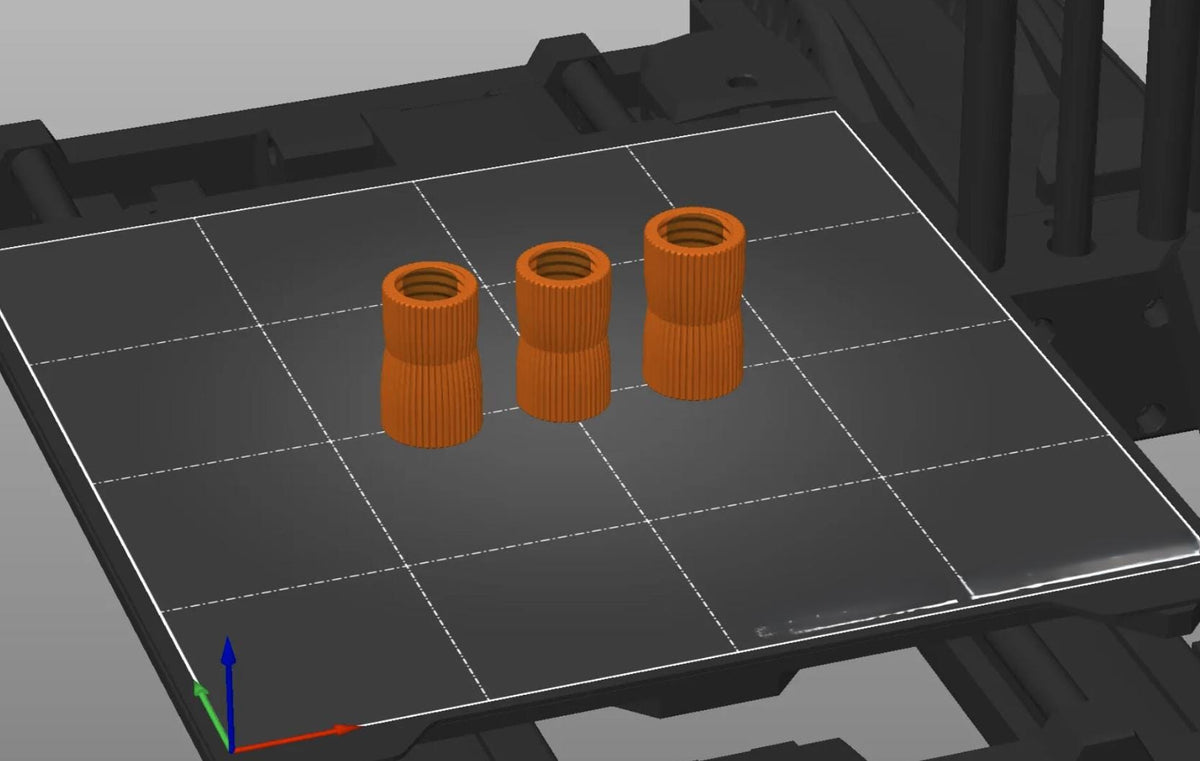 Toothpaste transfer adapters prepared for 3D printing