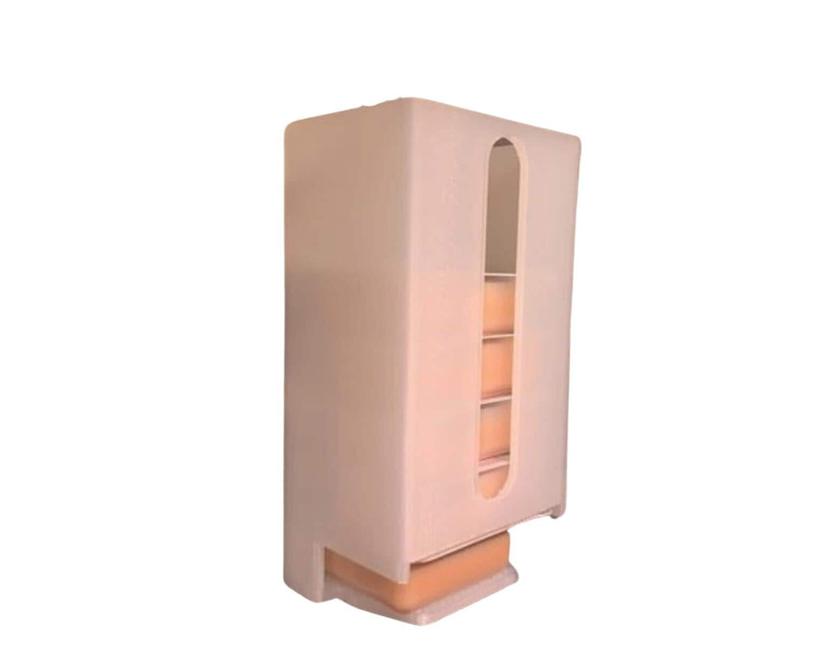 Wall-mounted seven-slot sauce packet dispenser