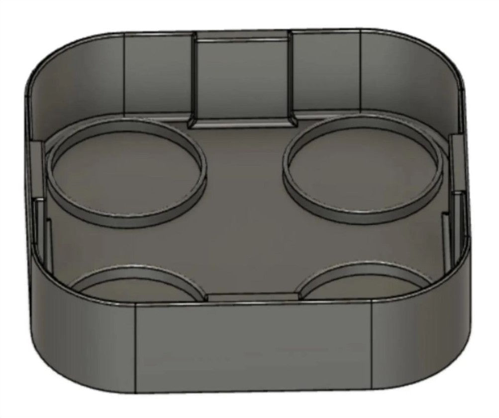 4-Cup Coffee Carrier - Holder or Bottom Tray