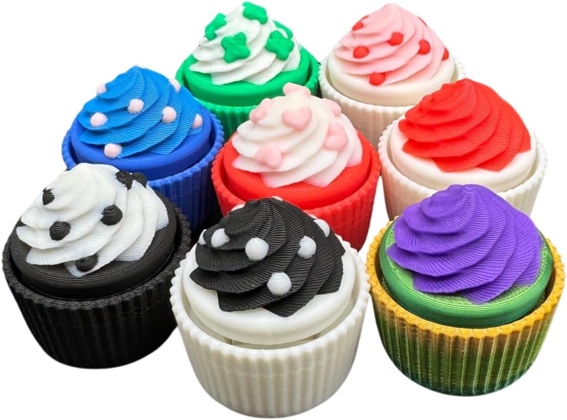 Cupcake Fidget Clickers - Mechanical Desk Toys