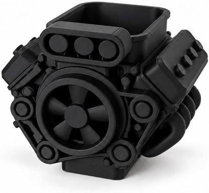 Engine Pen Holder - Fan and Pulley Design