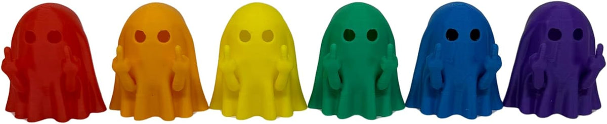 Middle Finger Ghost Figurines - 6-Pack