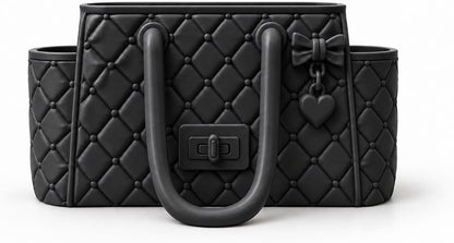 Quilted Handbag Desk Organizer