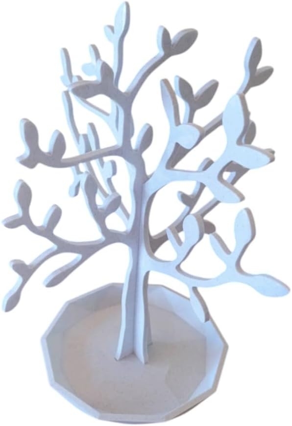 Jewelry Tree Organizer - Branch Stand with Tray