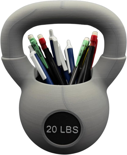 Kettlebell Pen Holder - Desk Organizer