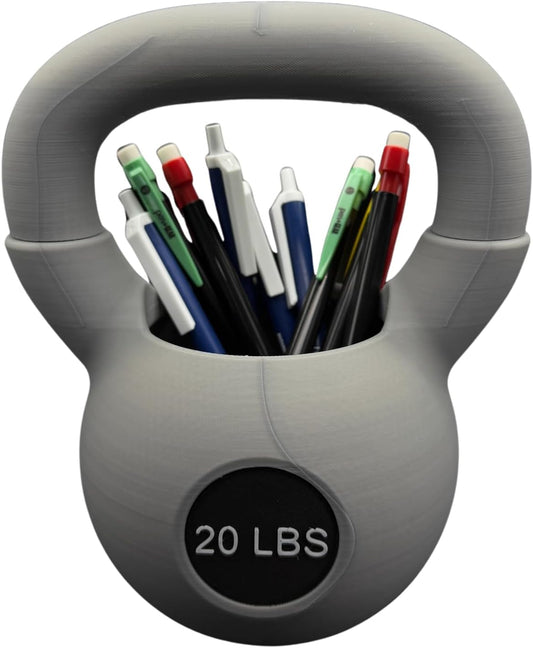 Kettlebell Pen Holder - Desk Organizer