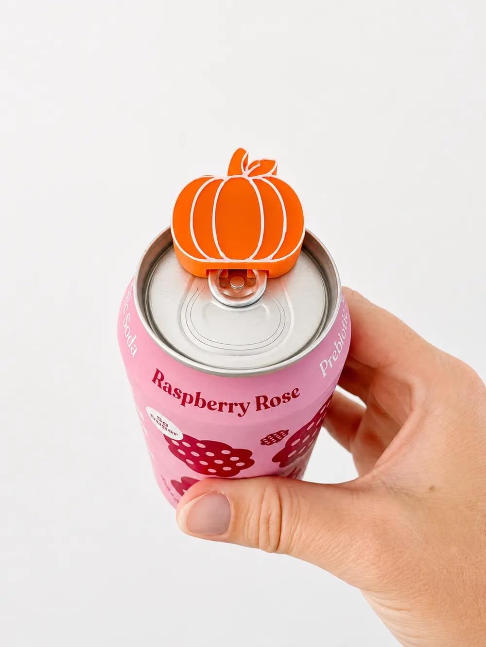 Pumpkin Can Tab Opener - Orange and White