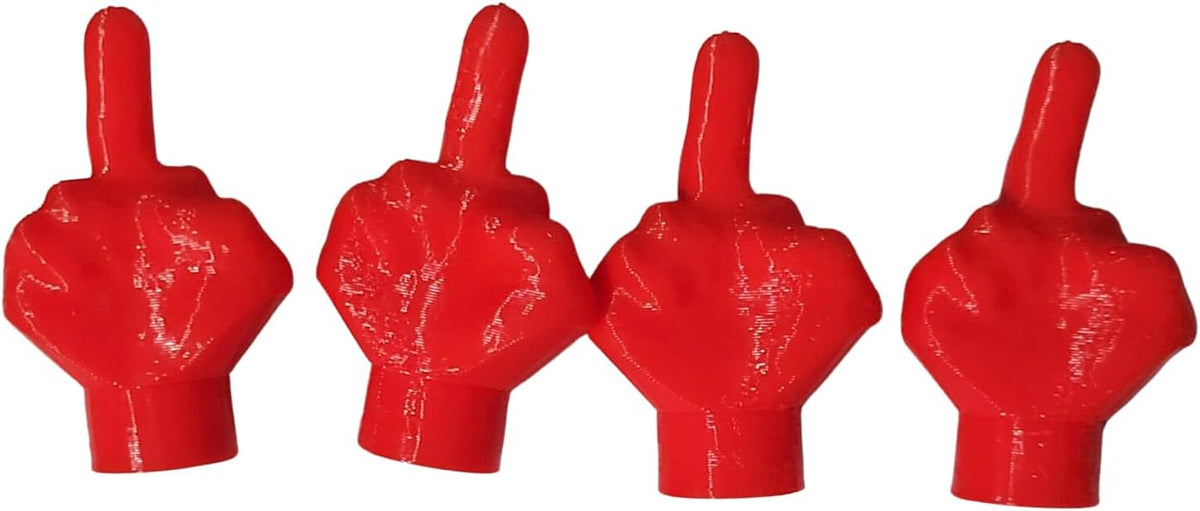 Middle Finger Tire Caps - 4-Pack