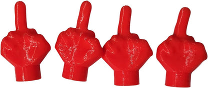 Middle Finger Tire Caps - 4-Pack