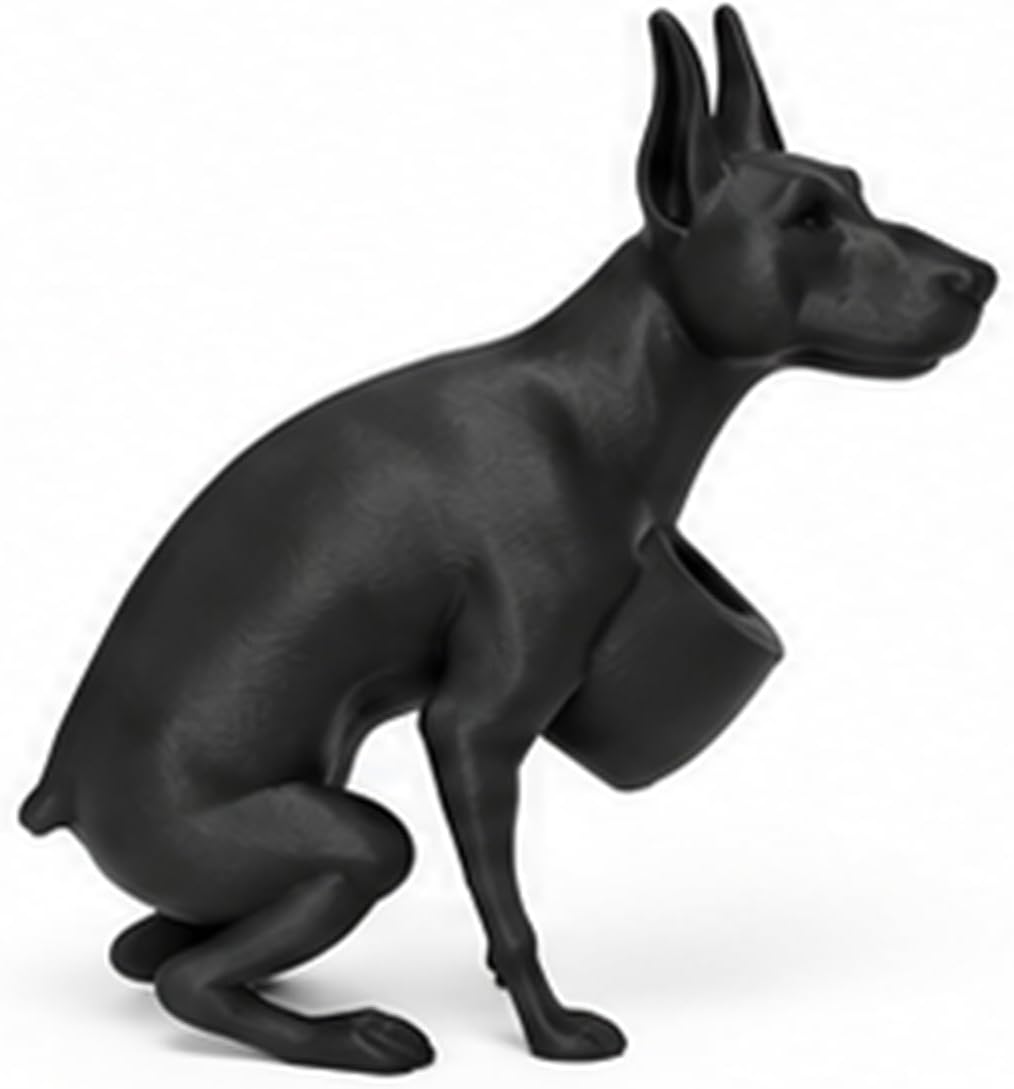 Pooping Doberman Toothpaste Cap