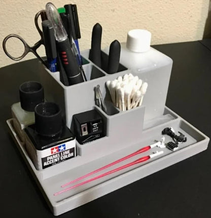 Model Building Station & Tool Organizer - Choose Color
