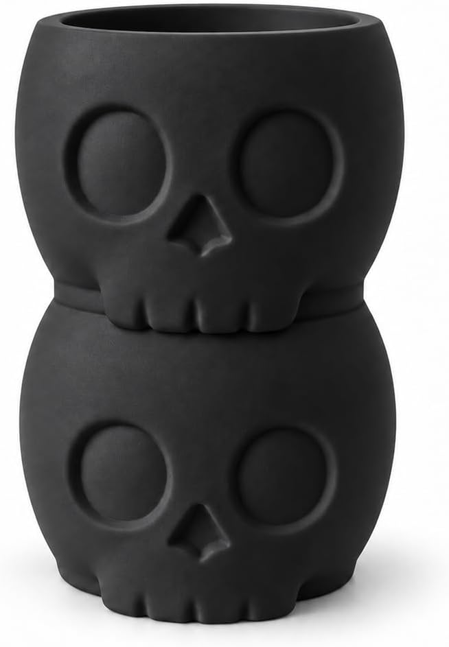 Stacked Skull Can Sleeve - 12 oz