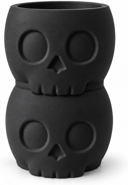 Stacked Skull Can Sleeve - 12 oz
