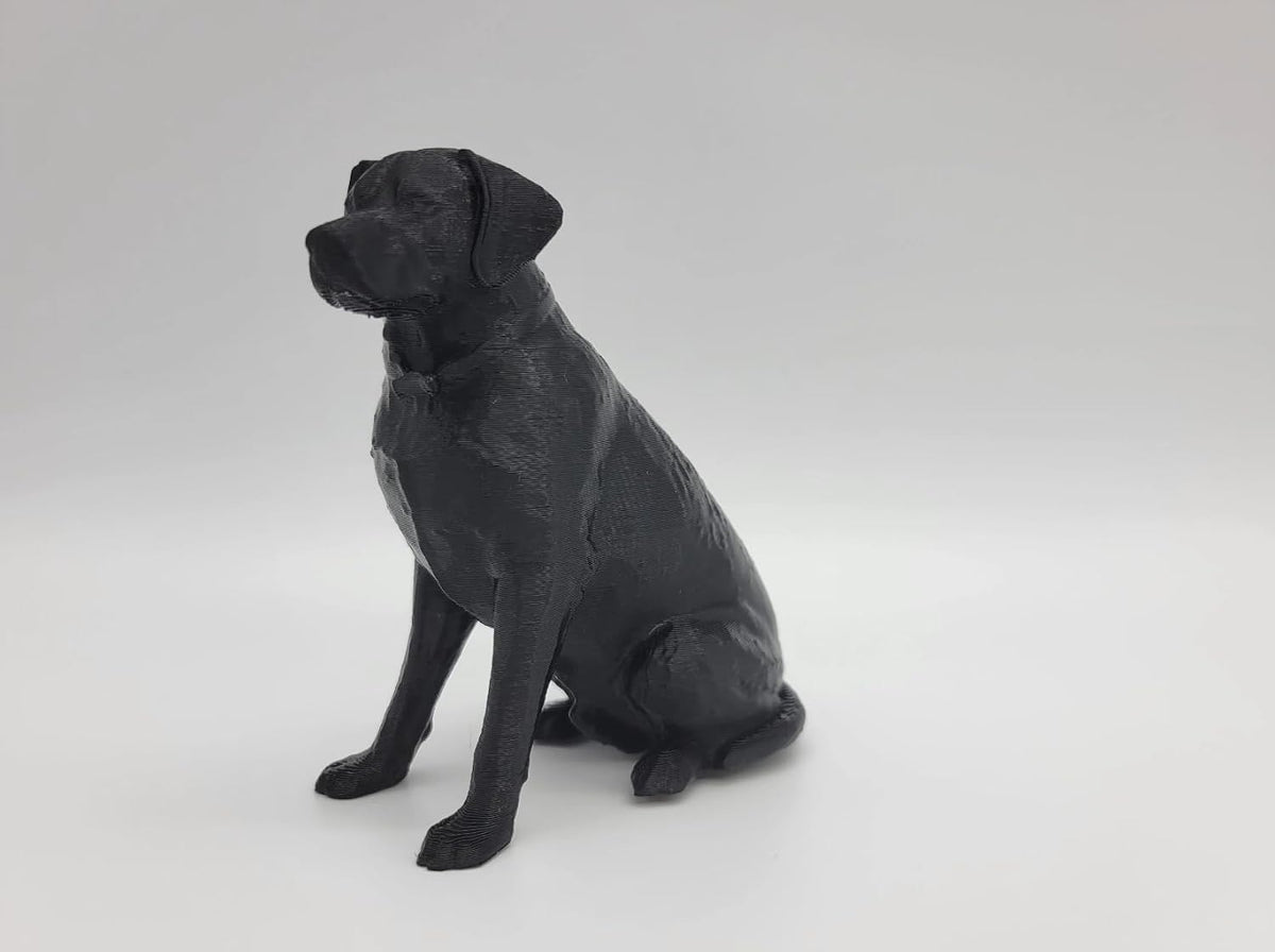 Female Labrador Statue - Sitting Dog Figurine