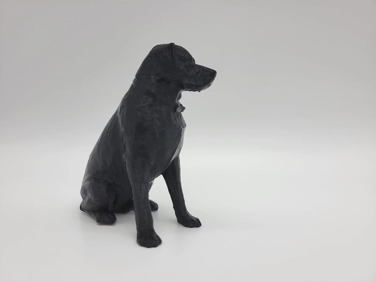 Female Labrador Statue - Sitting Dog Figurine