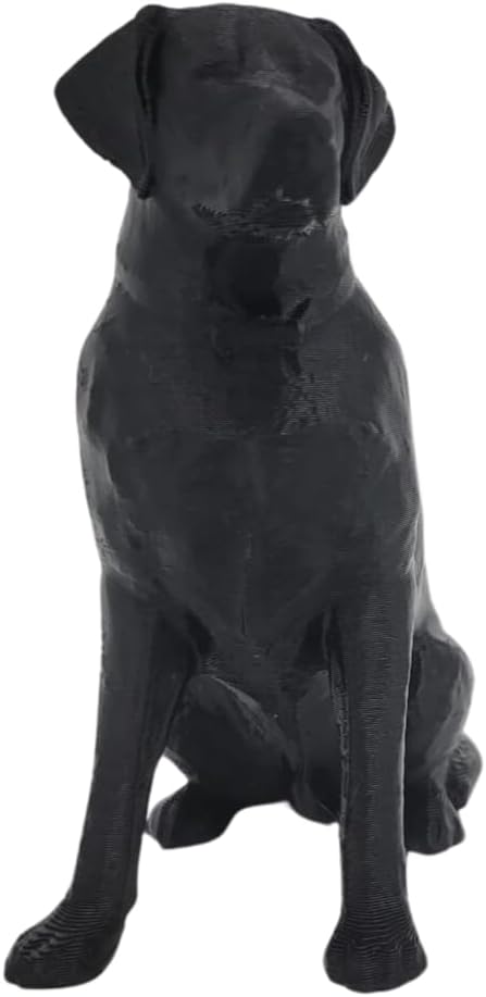 Female Labrador Statue - Sitting Dog Figurine