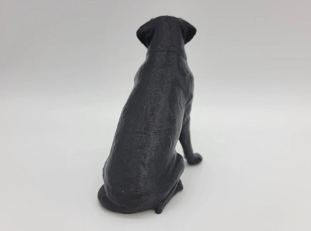 Female Labrador Statue - Sitting Dog Figurine