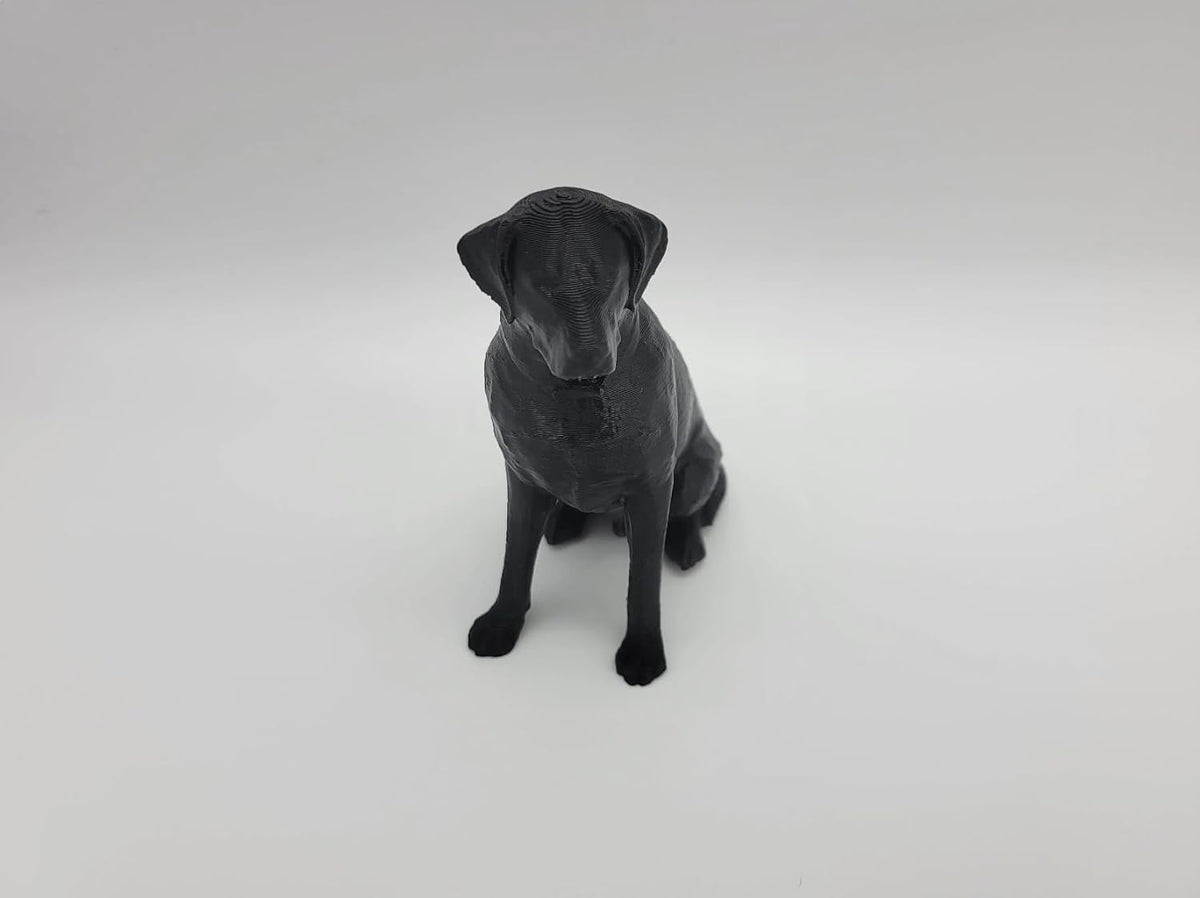 Female Labrador Statue - Sitting Dog Figurine