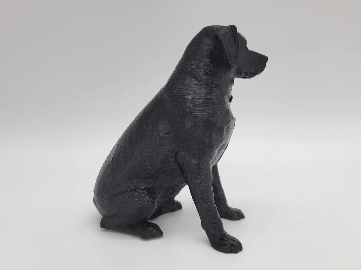 Female Labrador Statue - Sitting Dog Figurine
