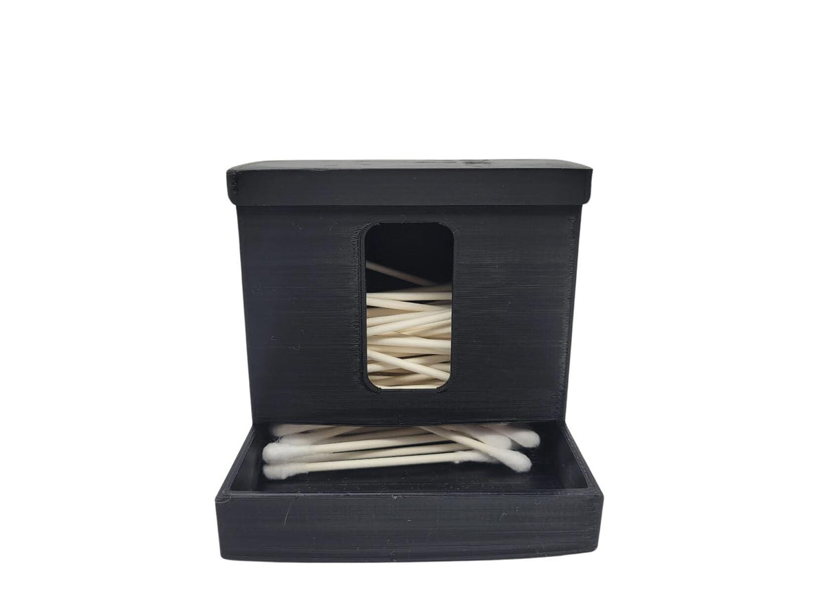 Cotton Swab Dispenser - Bathroom Vanity Organizer