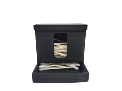 Cotton Swab Dispenser - Bathroom Vanity Organizer