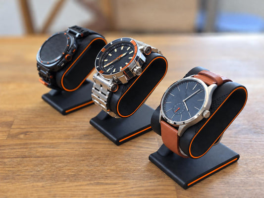 Two-Color Watch Stand - Bedside Display Holder