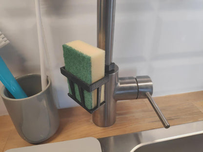 Faucet-Mounted Sponge Holder - Sink Drying Caddy