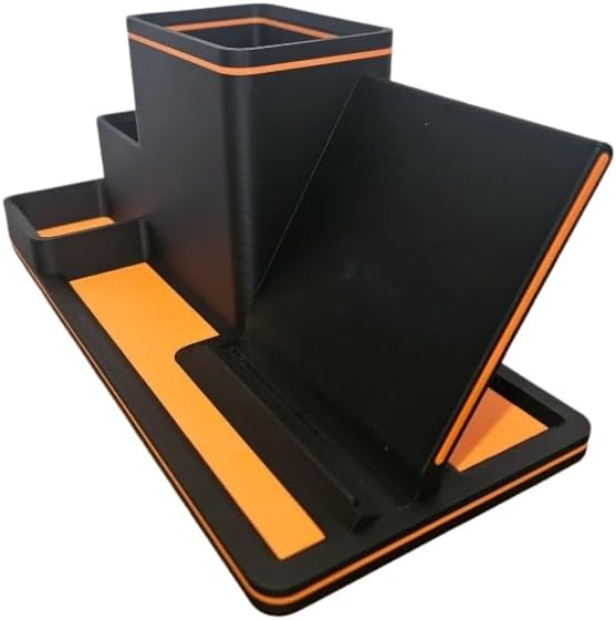 Modern Desk Organizer with Phone Stand
