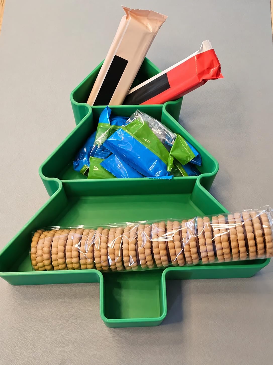 Christmas Tree Divided Bowl