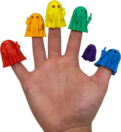 Middle Finger Ghost Figurines - 6-Pack