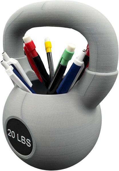 Kettlebell Pen Holder - Desk Organizer