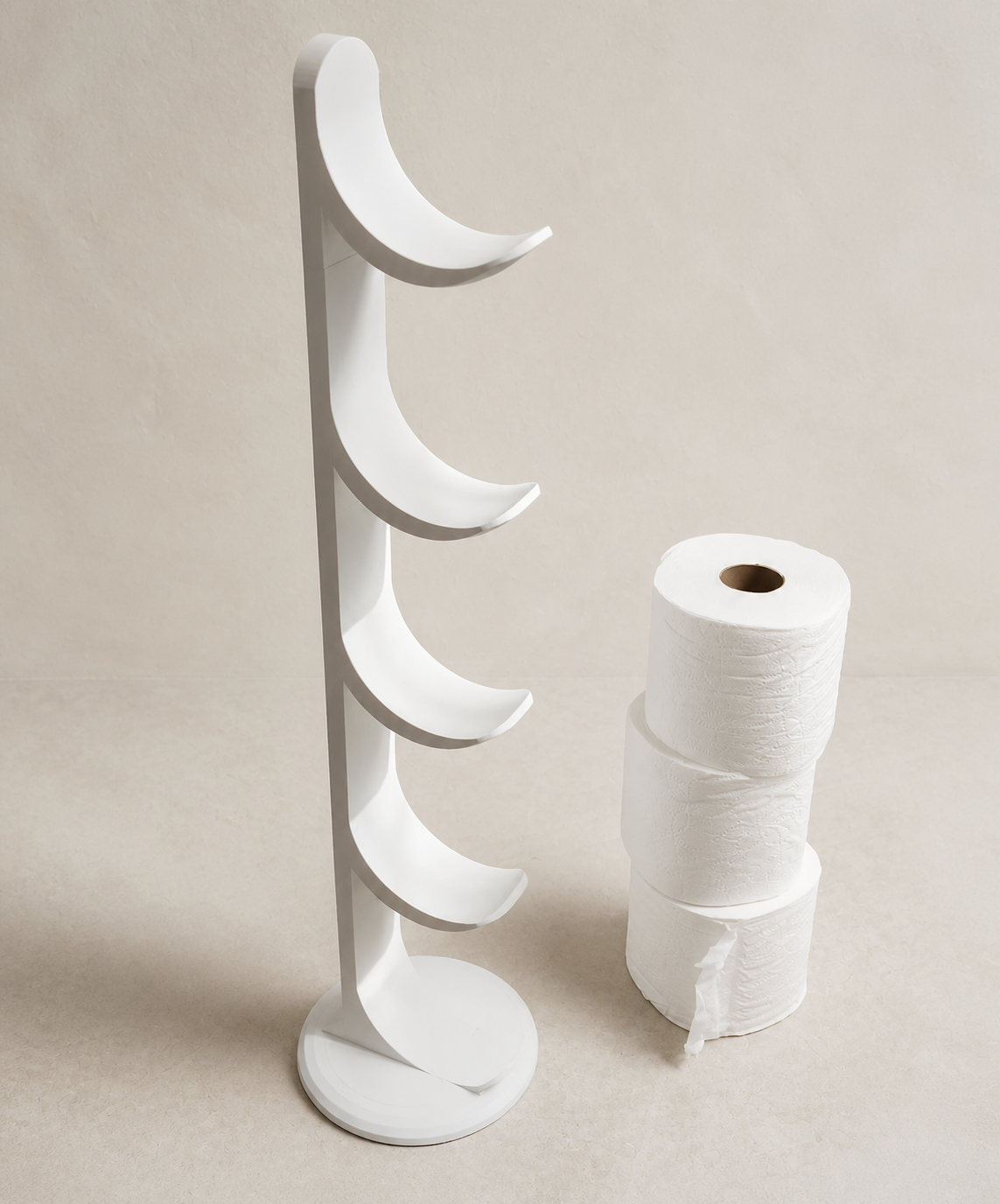 Toilet Paper Tower | Freestanding Toilet Paper Holder